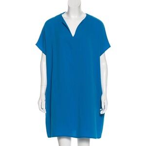 DVF Kora Tunic Dress in Bright Blue (Size S)